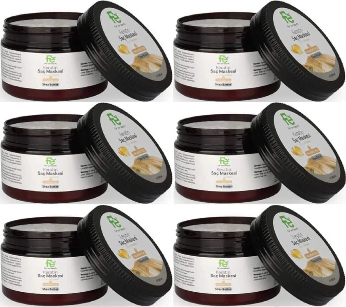Fe Keratin Saç Maskesi 300ML (6 Lı Set)