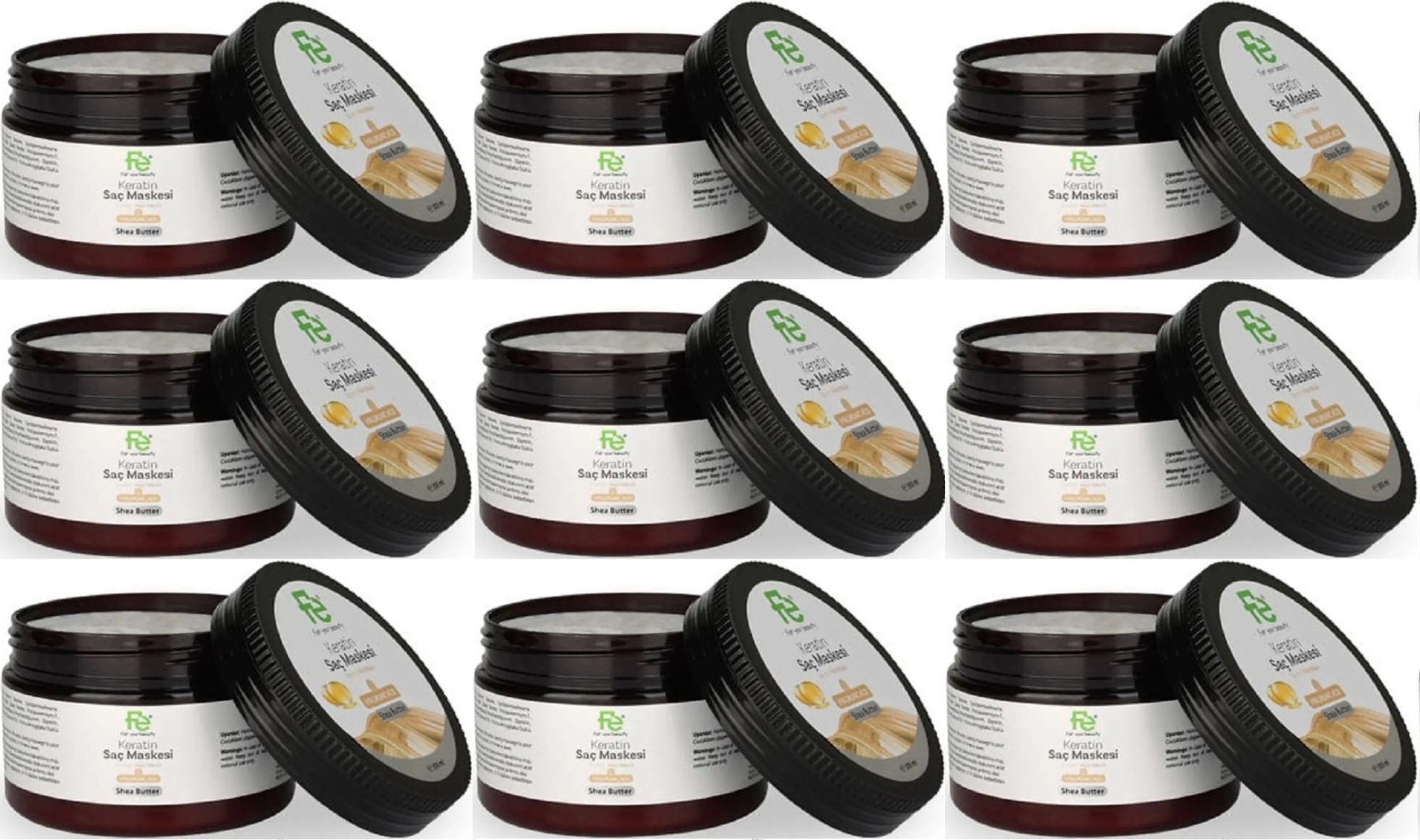 Fe Keratin Saç Maskesi 300ML (9 Lu Set) Fe Keratin Saç Maskesi 300ML (9 Lu Set)