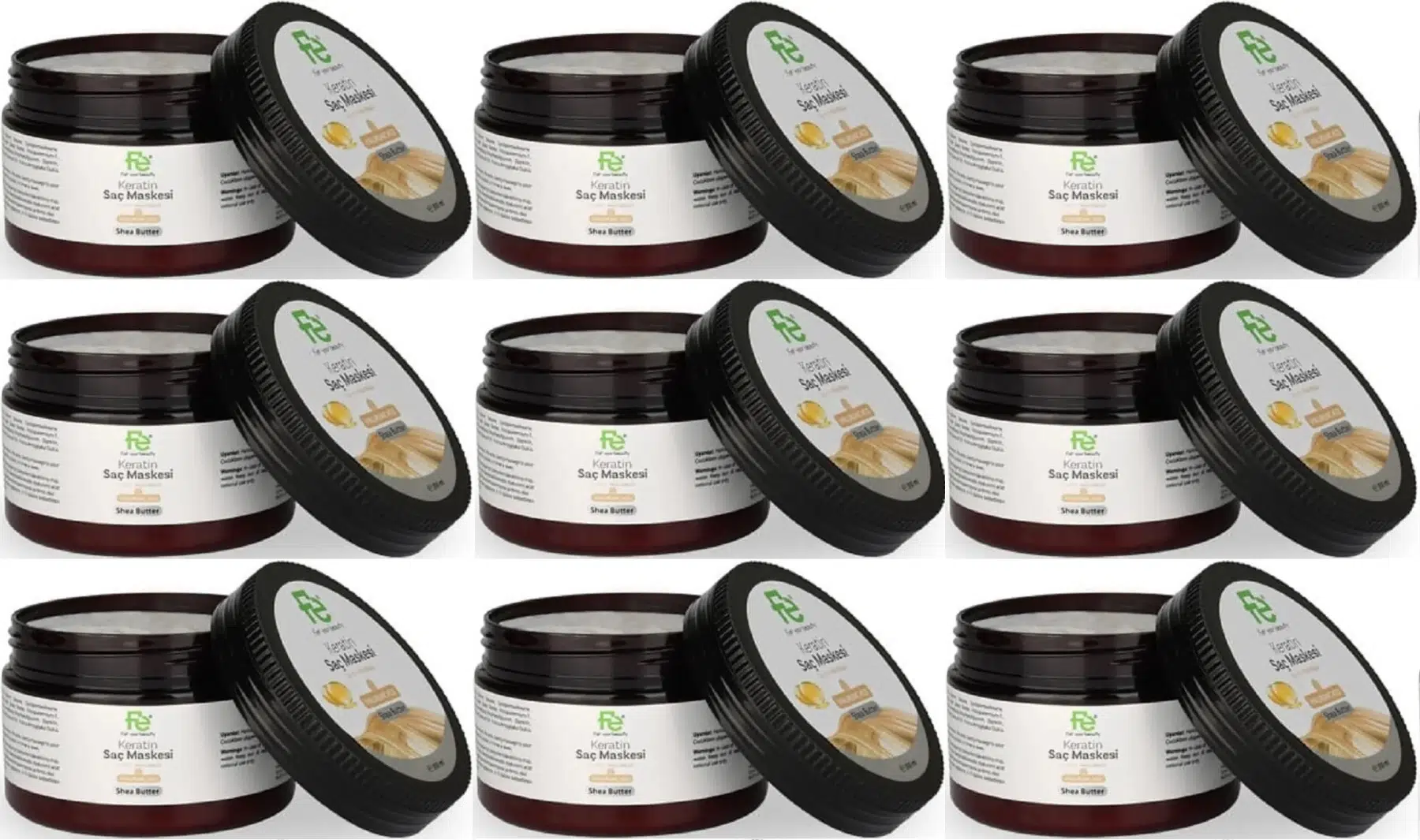 Fe Keratin Saç Maskesi 300ML (9 Lu Set)