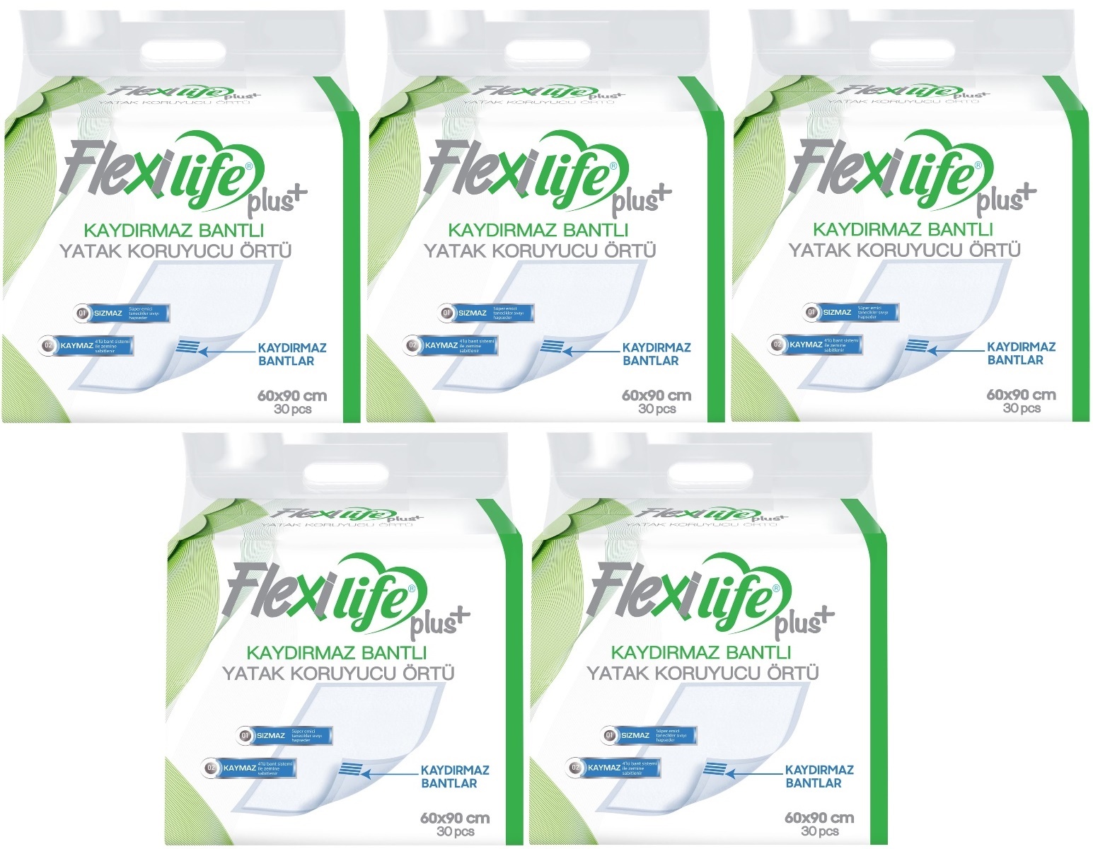 Flexi Life Hasta Alt Açma Yatak Koruyucu Örtü 60*90CM 150 Adet Kaydırmaz Flexi Life Hasta Alt Açma Yatak Koruyucu Örtü 60*90CM 150 Adet Kaydırmaz