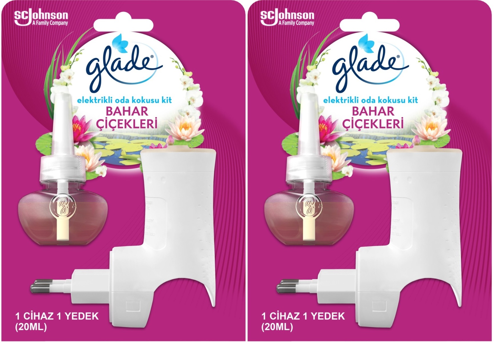 Glade Elektrikli Oda Kokusu Kit Temiz Çiçekleri (2 Li Set) Glade Elektrikli Oda Kokusu Kit Temiz Çiçekleri (2 Li Set)