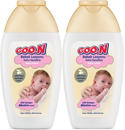 Goon Nemlendirici Bebek Bakım Losyonu 200ML (2 Li Set) Goon Nemlendirici Bebek Bakım Losyonu 200ML (2 Li Set)