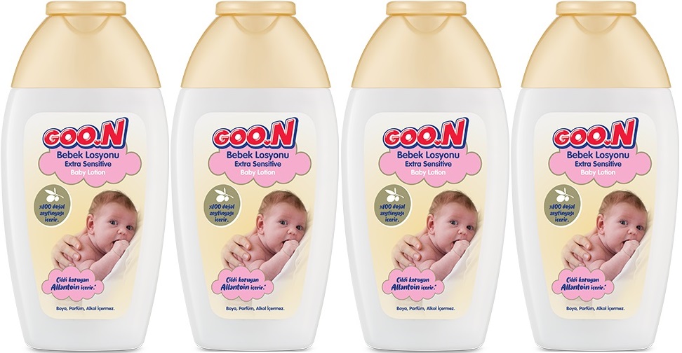 Goon Nemlendirici Bebek Bakım Losyonu 200ML (4 Lü Set) Goon Nemlendirici Bebek Bakım Losyonu 200ML (4 Lü Set)