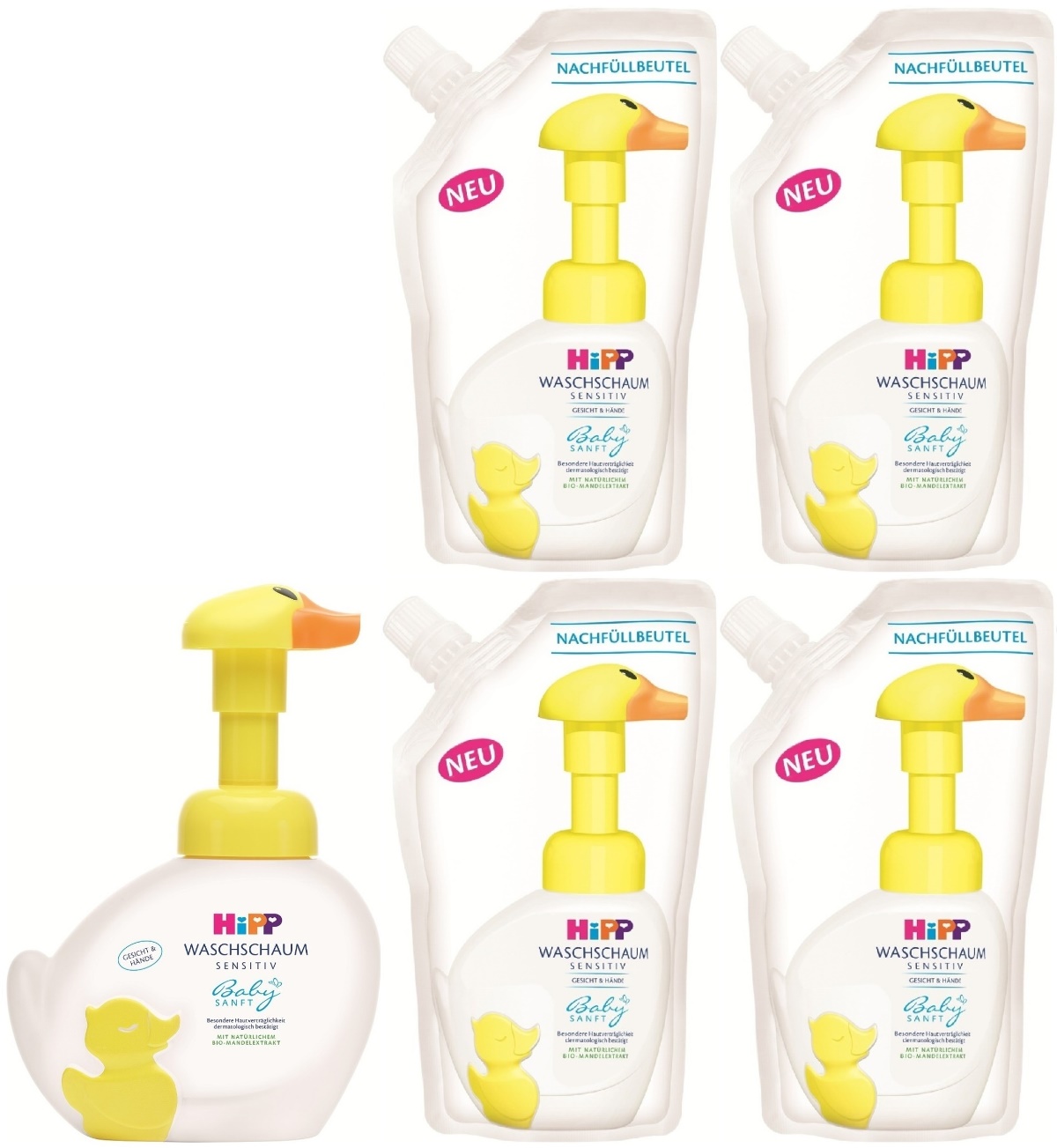 Hipp Babysanft Bebek/Çoçuk El Yıkama Köpüğü 250ML (1 Pompalı+4 Yedek) Avantaj Paket Hipp Babysanft Bebek/Çoçuk El Yıkama Köpüğü 250ML (1 Pompalı+4 Yedek) Avantaj Paket