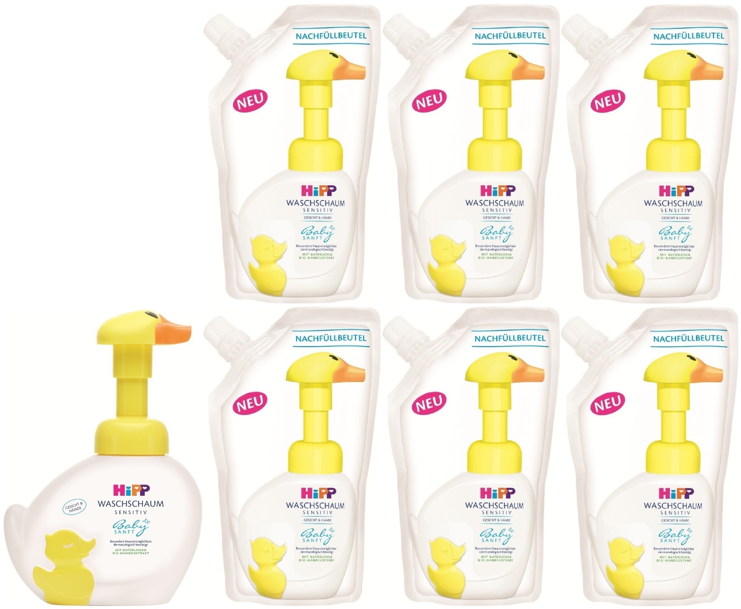 Hipp Babysanft Bebek/Çoçuk El Yıkama Köpüğü 250ML (1 Pompalı+6 Yedek) Avantaj Paket Hipp Babysanft Bebek/Çoçuk El Yıkama Köpüğü 250ML (1 Pompalı+6 Yedek) Avantaj Paket