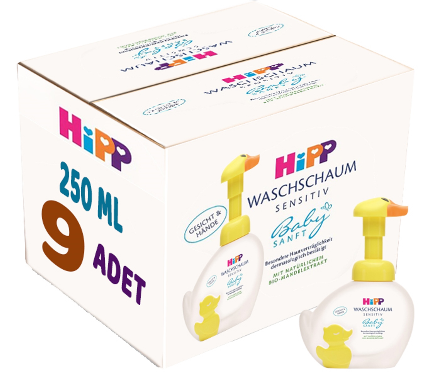 Hipp Babysanft Bebek/Çoçuk El Yıkama Köpüğü 250ML Pompalı (9 Lu Set) Hipp Babysanft Bebek/Çoçuk El Yıkama Köpüğü 250ML Pompalı (9 Lu Set)