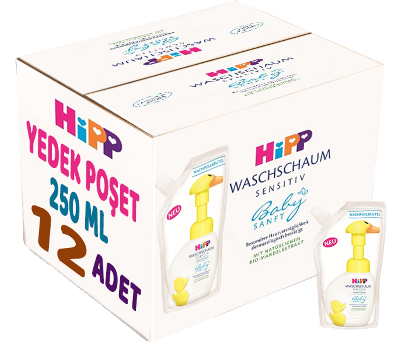 Hipp Babysanft Bebek/Çoçuk El Yıkama Köpüğü 250ML (Yedek Poşet) (12 Li Set) Hipp Babysanft Bebek/Çoçuk El Yıkama Köpüğü 250ML (Yedek Poşet) (12 Li Set)