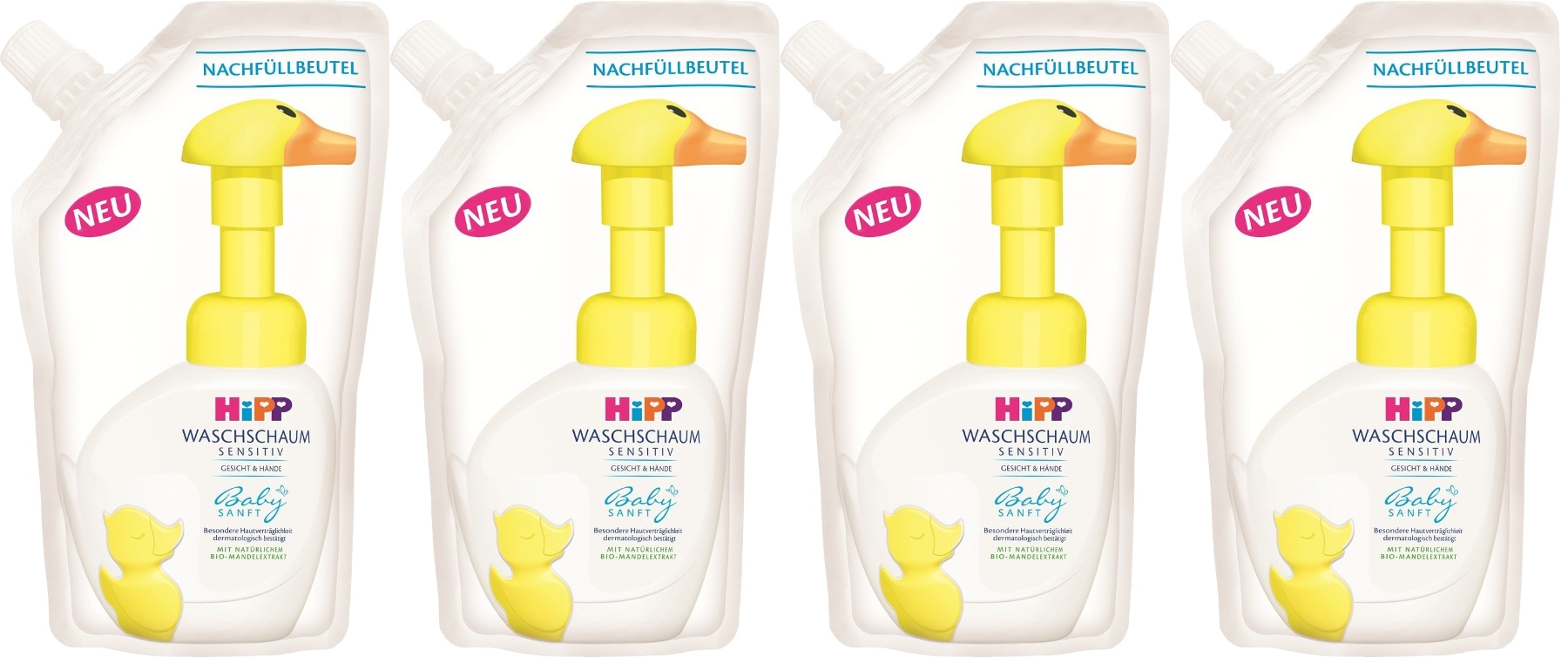 Hipp Babysanft Bebek/Çoçuk El Yıkama Köpüğü 250ML (Yedek Poşet) (4 Lü Set) Hipp Babysanft Bebek/Çoçuk El Yıkama Köpüğü 250ML (Yedek Poşet) (4 Lü Set)