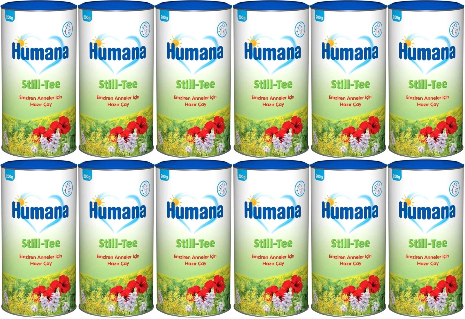 Humana Still Tee Çay 200Gr Emziren Anneler 12 Li Set Humana Still Tee Çay 200Gr Emziren Anneler 12 Li Set