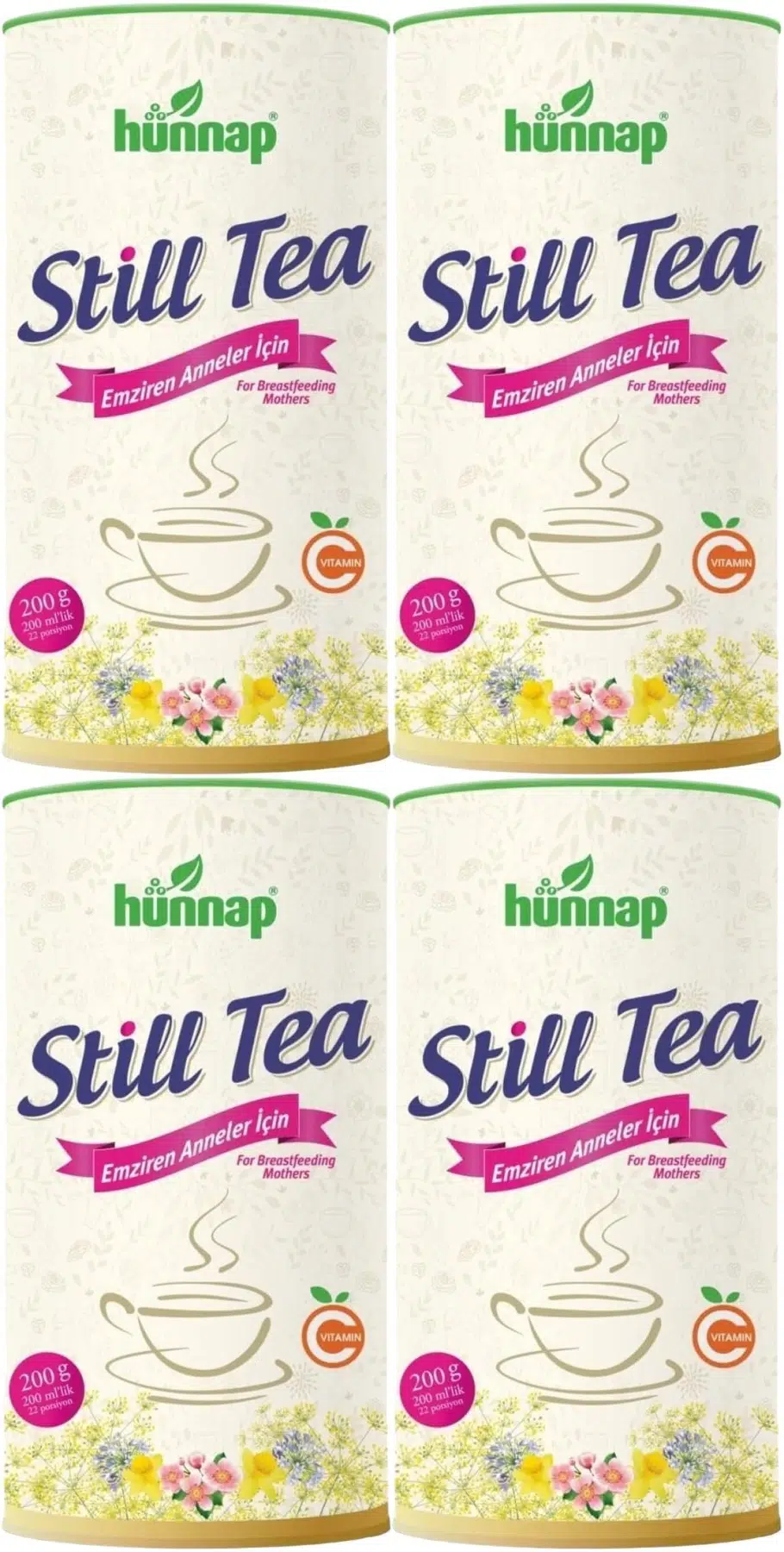 Hünnap Still Tea Emziren Anneler İçin Süt Arttırıcı İçecek 200GR (4 Lü Set)