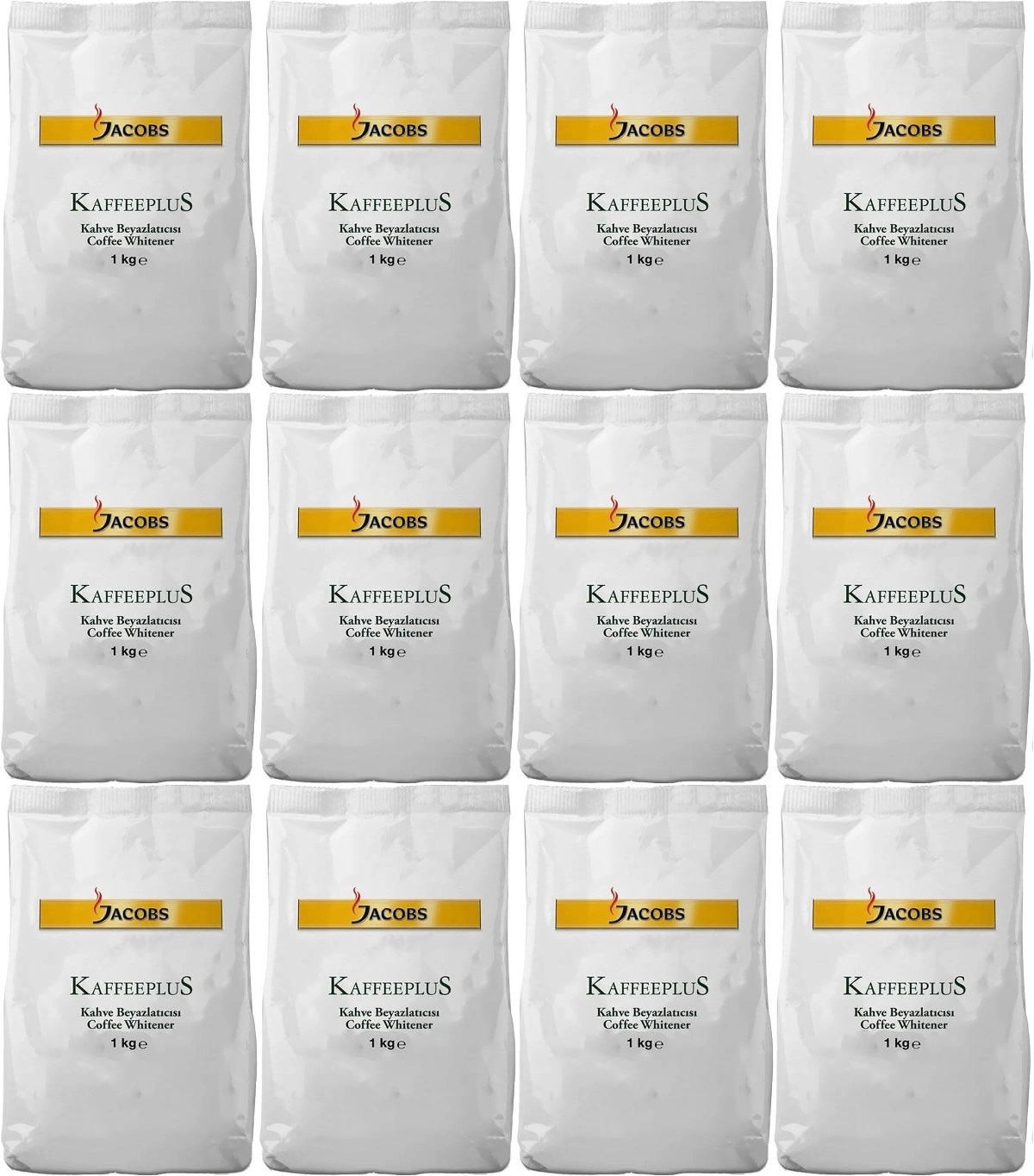 Jacobs Kaffeeplus Kahve Beyazlatıcısı / Süt Tozu 1KG (12 Li Set) Jacobs Kaffeeplus Kahve Beyazlatıcısı / Süt Tozu 1KG (12 Li Set)