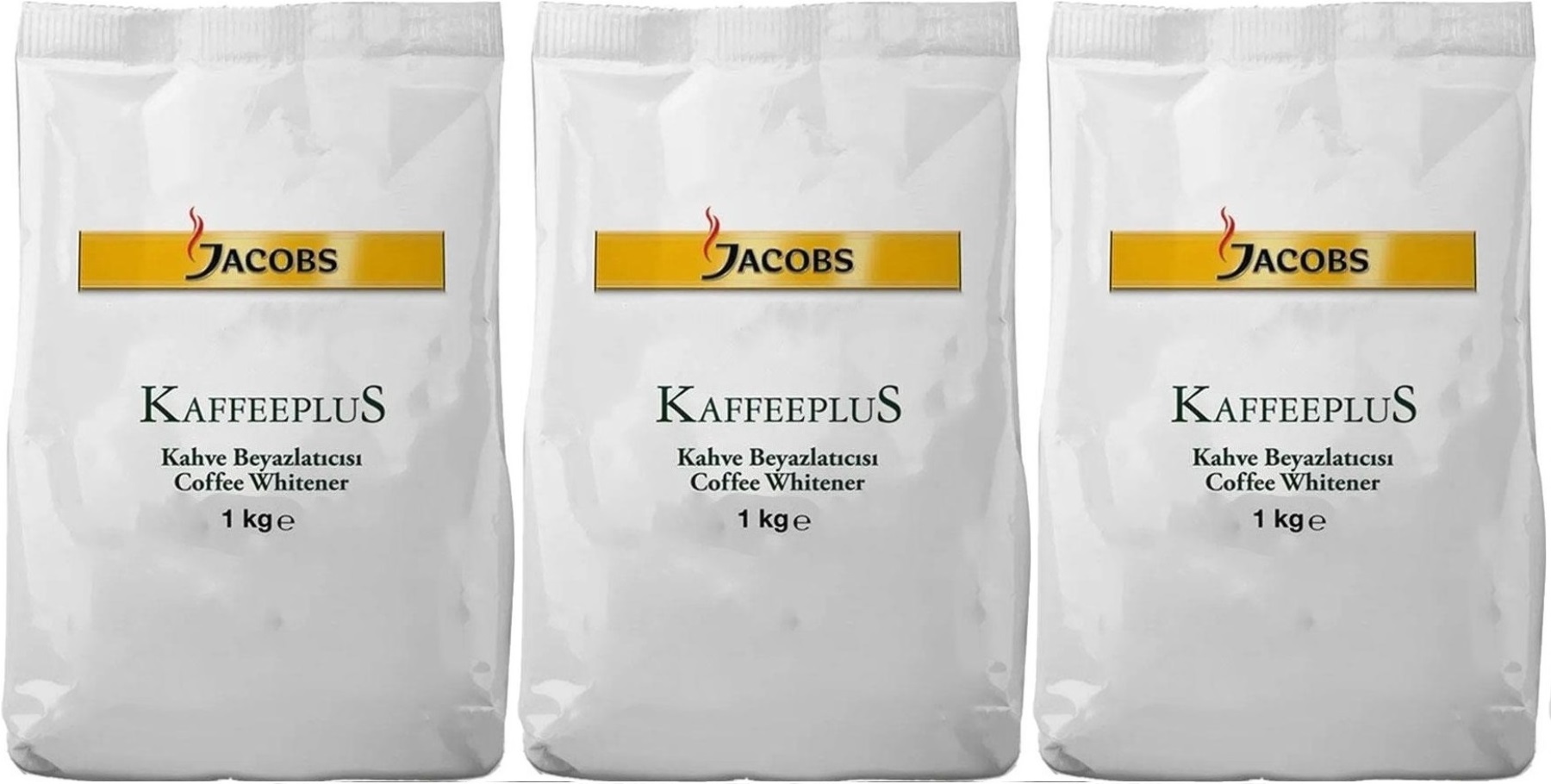 Jacobs Kaffeeplus Kahve Beyazlatıcısı / Süt Tozu 1KG (3 Lü Set) Jacobs Kaffeeplus Kahve Beyazlatıcısı / Süt Tozu 1KG (3 Lü Set)