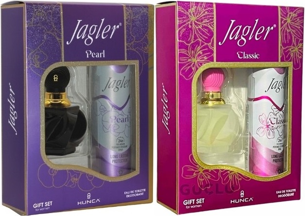 Jagler Parfüm Seti (Karma Set) Kadın 60ML Pearl + Deodorant / Kadın 60ML Classic + Deodorant Jagler Parfüm Seti (Karma Set) Kadın 60ML Pearl + Deodorant / Kadın 60ML Classic + Deodorant