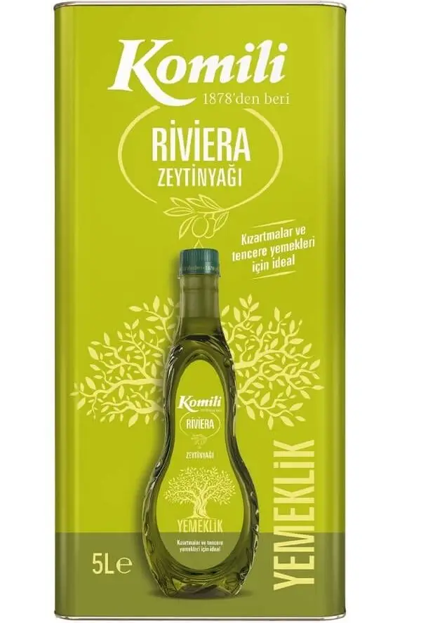 Komili Zeytinyağı 5LT Riviera (Teneke) Komili Zeytinyağı 5LT Riviera (Teneke)