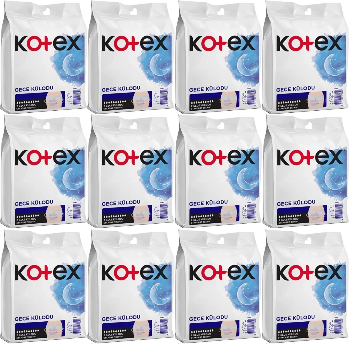 Kotex Gece Külodu / Külot Standart Beden (Yoğun Regl Dönemine Özel) 24 Lü Set (12PK*2) Kotex Gece Külodu / Külot Standart Beden (Yoğun Regl Dönemine Özel) 24 Lü Set (12PK*2)