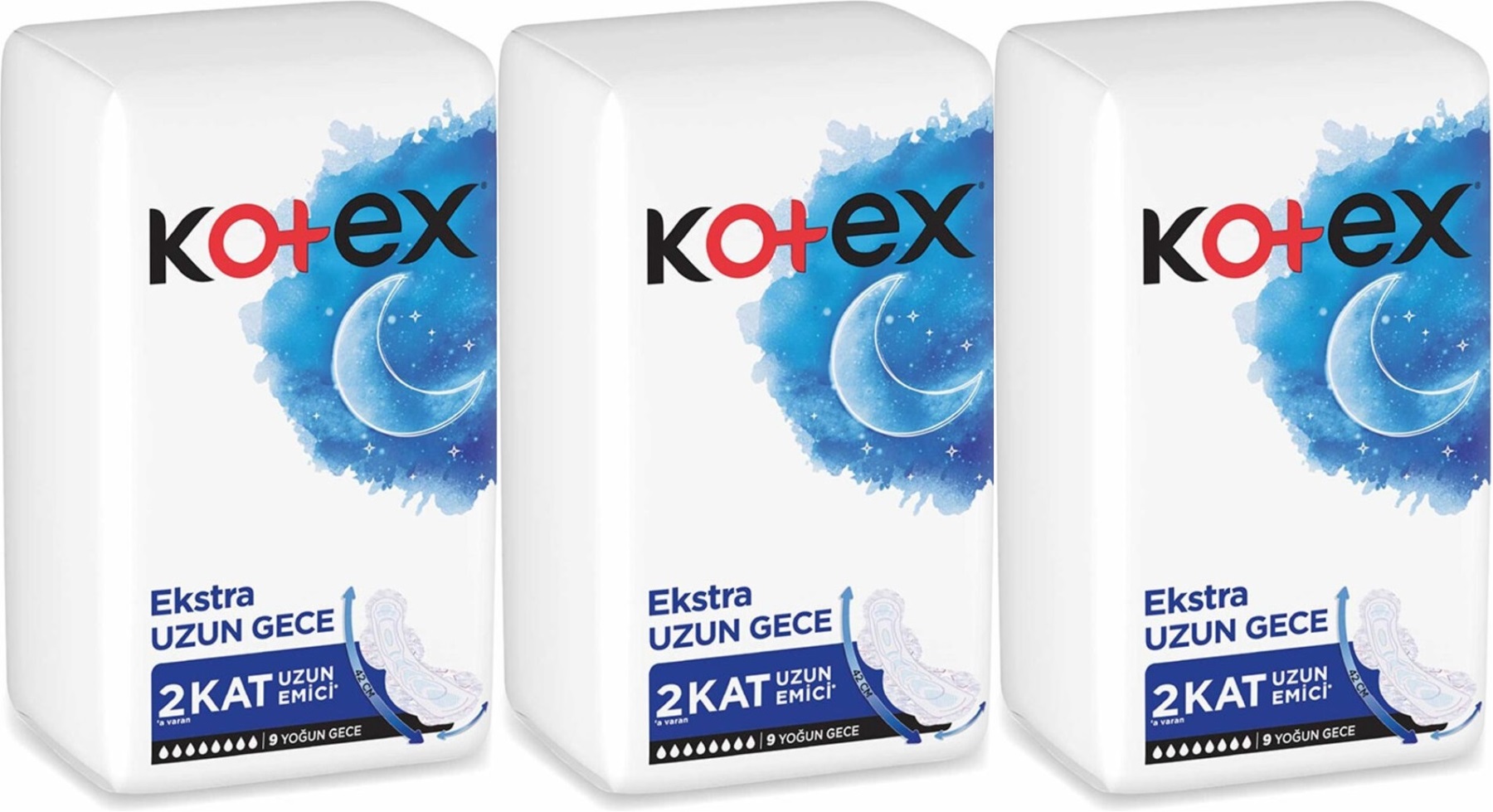 Kotex Hijyenik Ped Ekstra Uzun Gece 27 Li Set (3PK*9) Kotex Hijyenik Ped Ekstra Uzun Gece 27 Li Set (3PK*9)