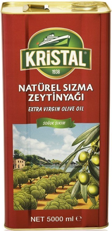 Kristal Zeytinyağı 5LT Natürel Sızma Soğuk Sıkım (Teneke) Kristal Zeytinyağı 5LT Natürel Sızma Soğuk Sıkım (Teneke)