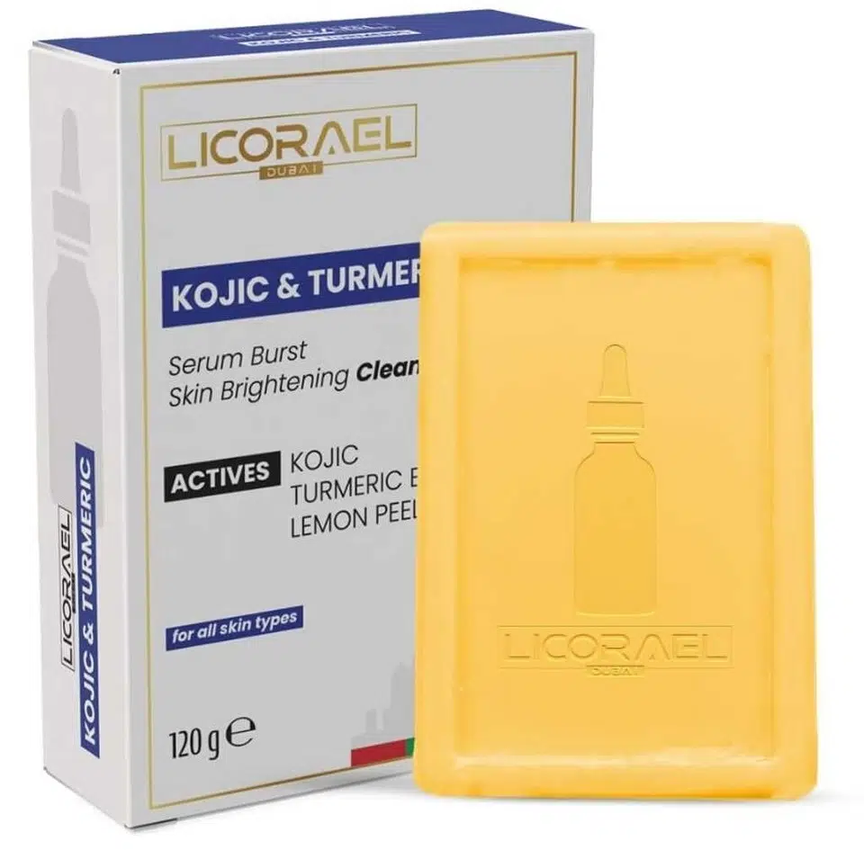 Licorael Dubai Kojıc & Turmerıc Sabun 120GR (Zerdeçal ve Kojik Asit Etkisi ile Leke Karşıtı)