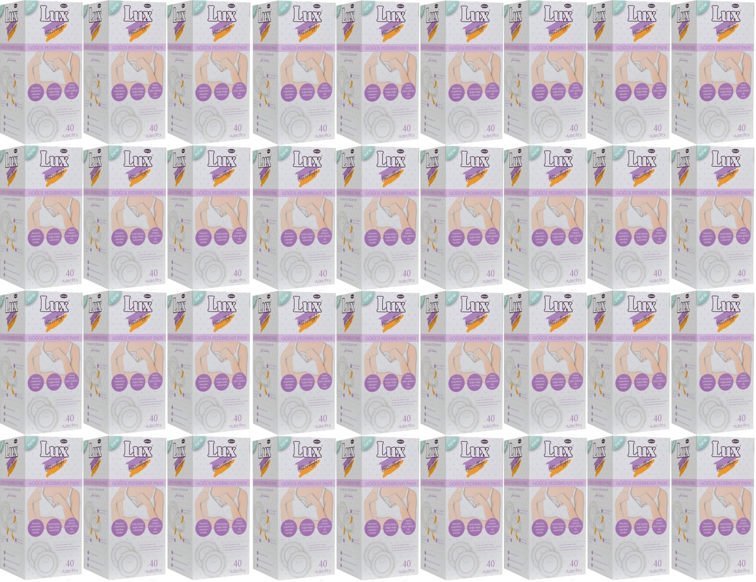 Lux Göğüs Pedi 1440 Adet (36PK*40) Lux Göğüs Pedi 1440 Adet (36PK*40)