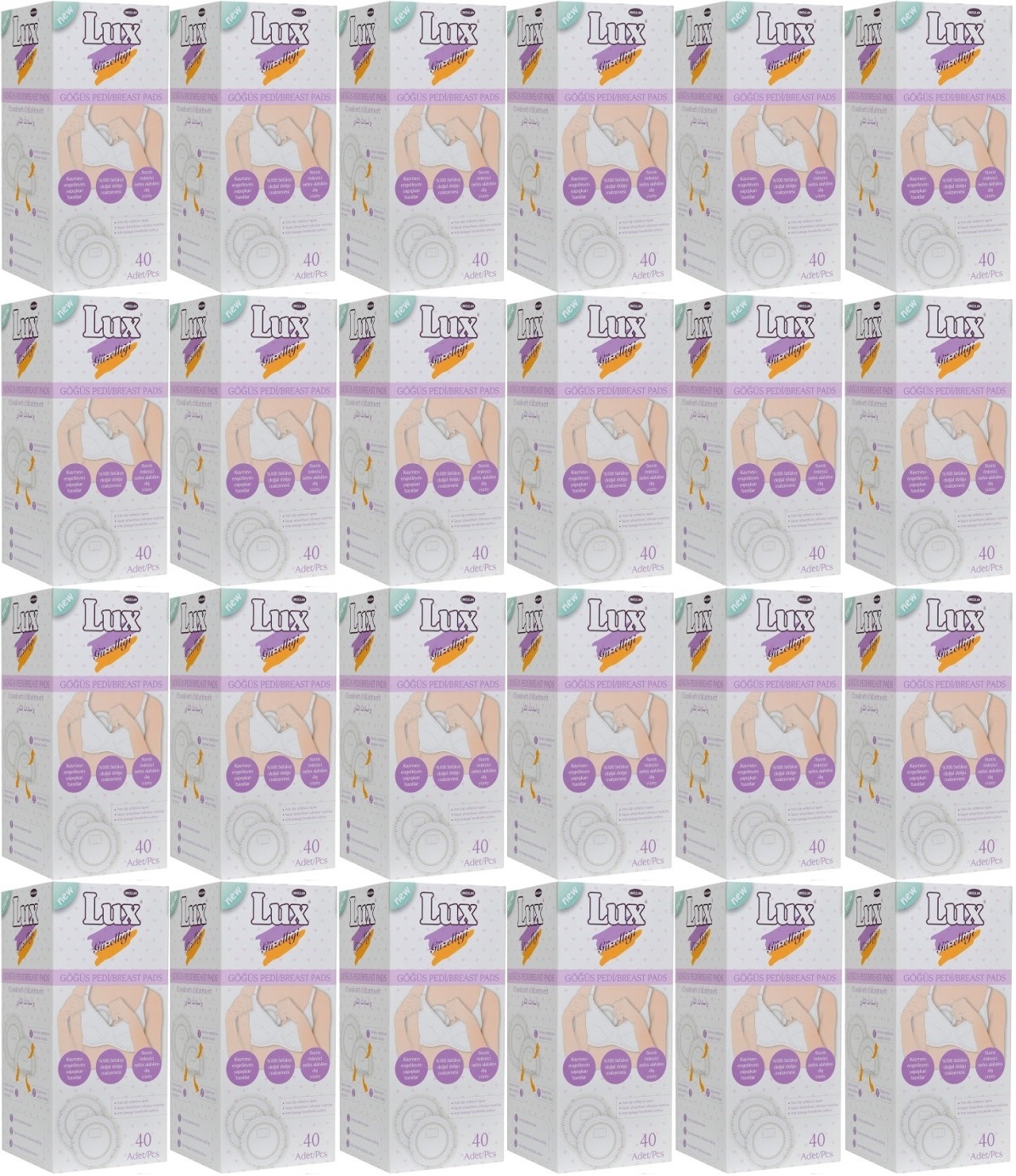 Lux Göğüs Pedi 960 Adet (24PK*40) Lux Göğüs Pedi 960 Adet (24PK*40)