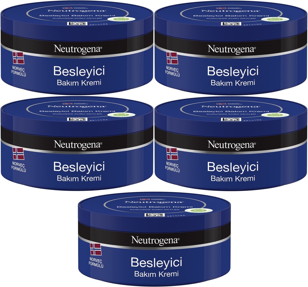 Neutrogena Norveç Formülü Besleyici Bakım Kremi 200ML (5 Li Set) Neutrogena Norveç Formülü Besleyici Bakım Kremi 200ML (5 Li Set)