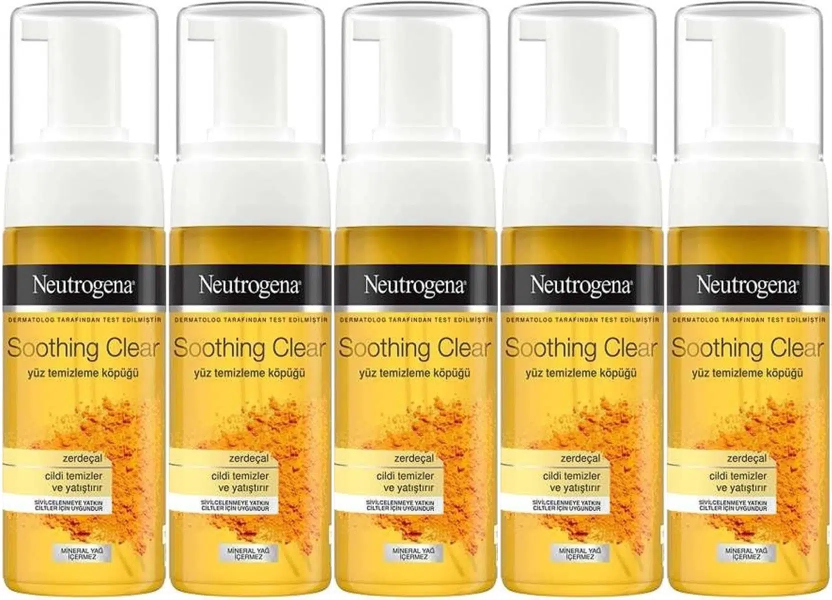 Neutrogena Soothing Clear Yüz Temizleme Köpüğü 150ML (5 Li Set)