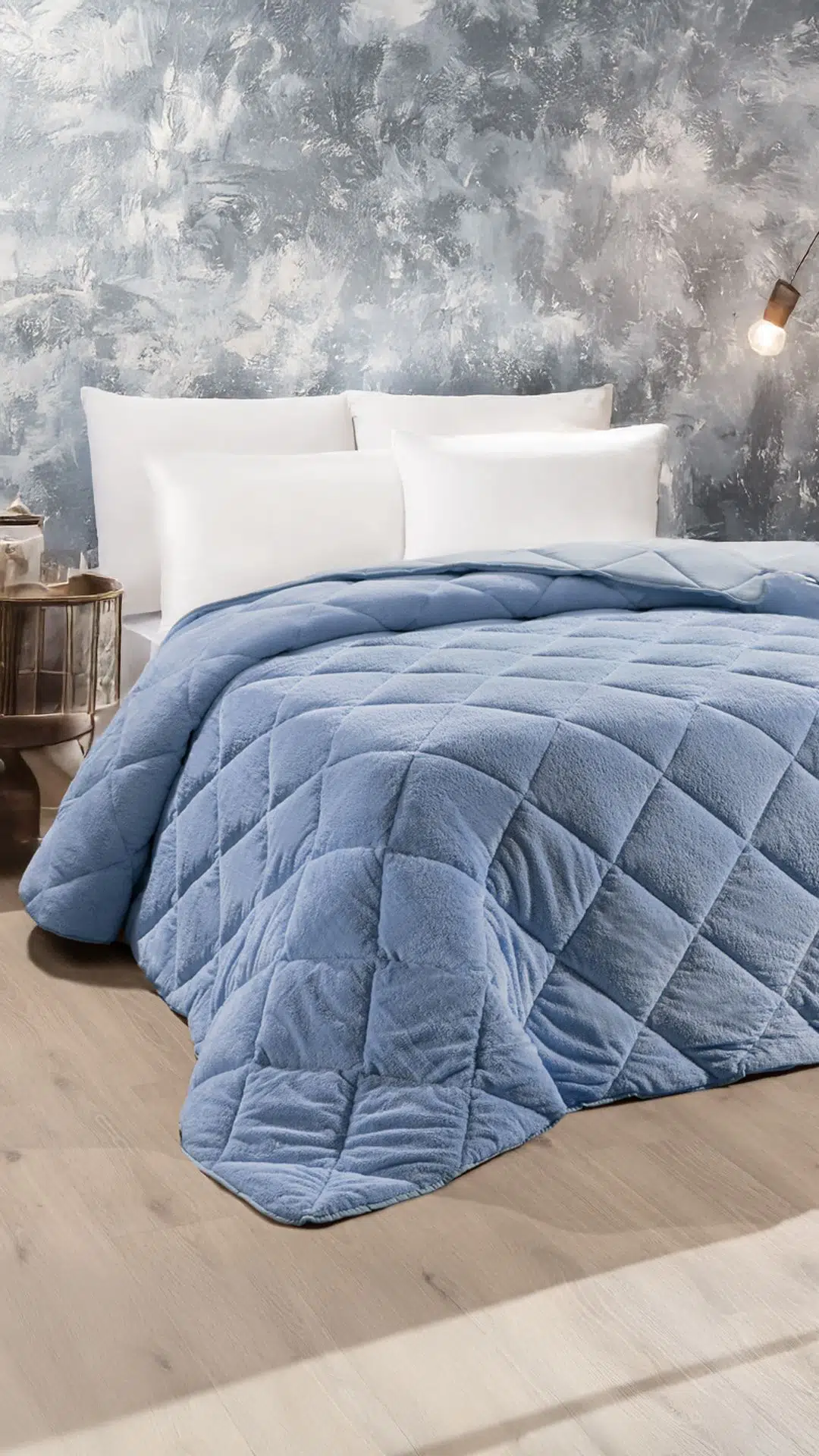 Ogi Home Welsoft Yorgan Çift Taraflı Tek Kişilik (155x215) - Mavi