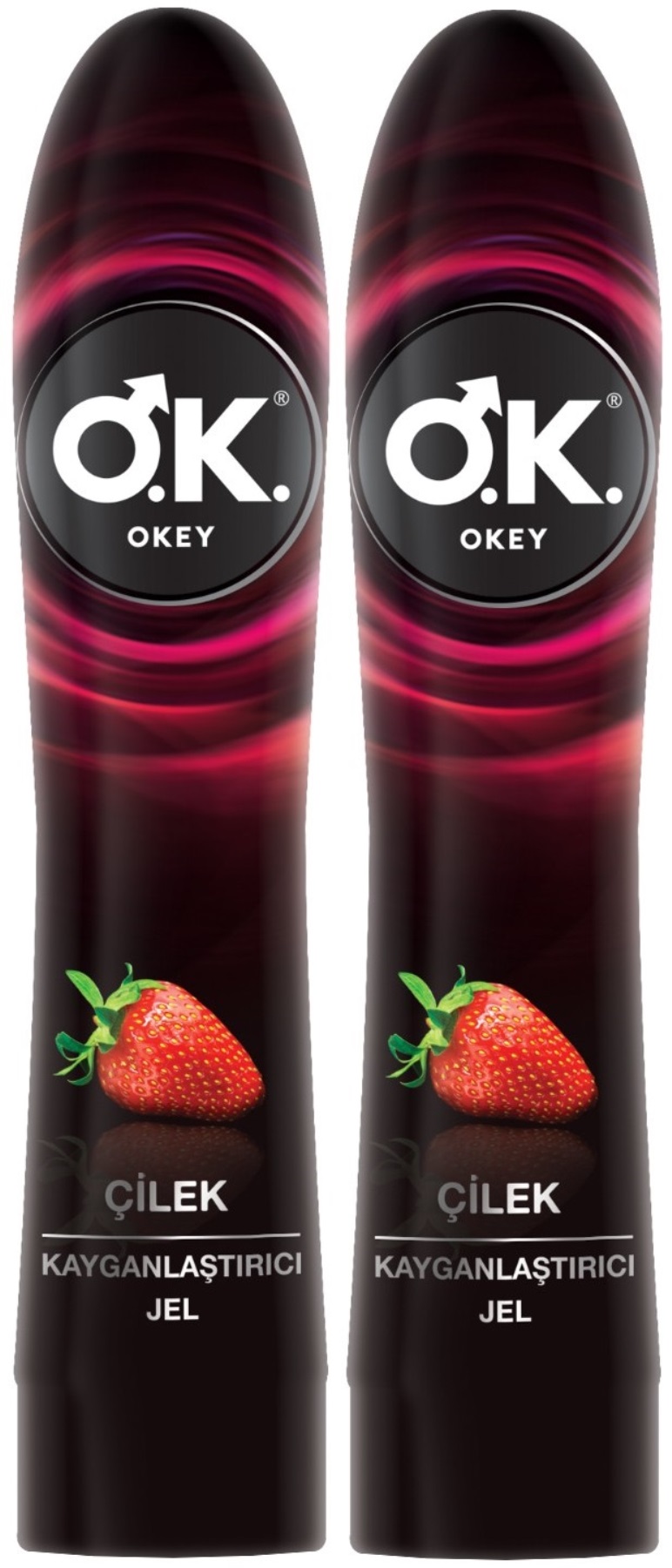 Okey Kayganlaştırıcı Jel 100ML Çilekli (2 Li Set) Okey Kayganlaştırıcı Jel 100ML Çilekli (2 Li Set)