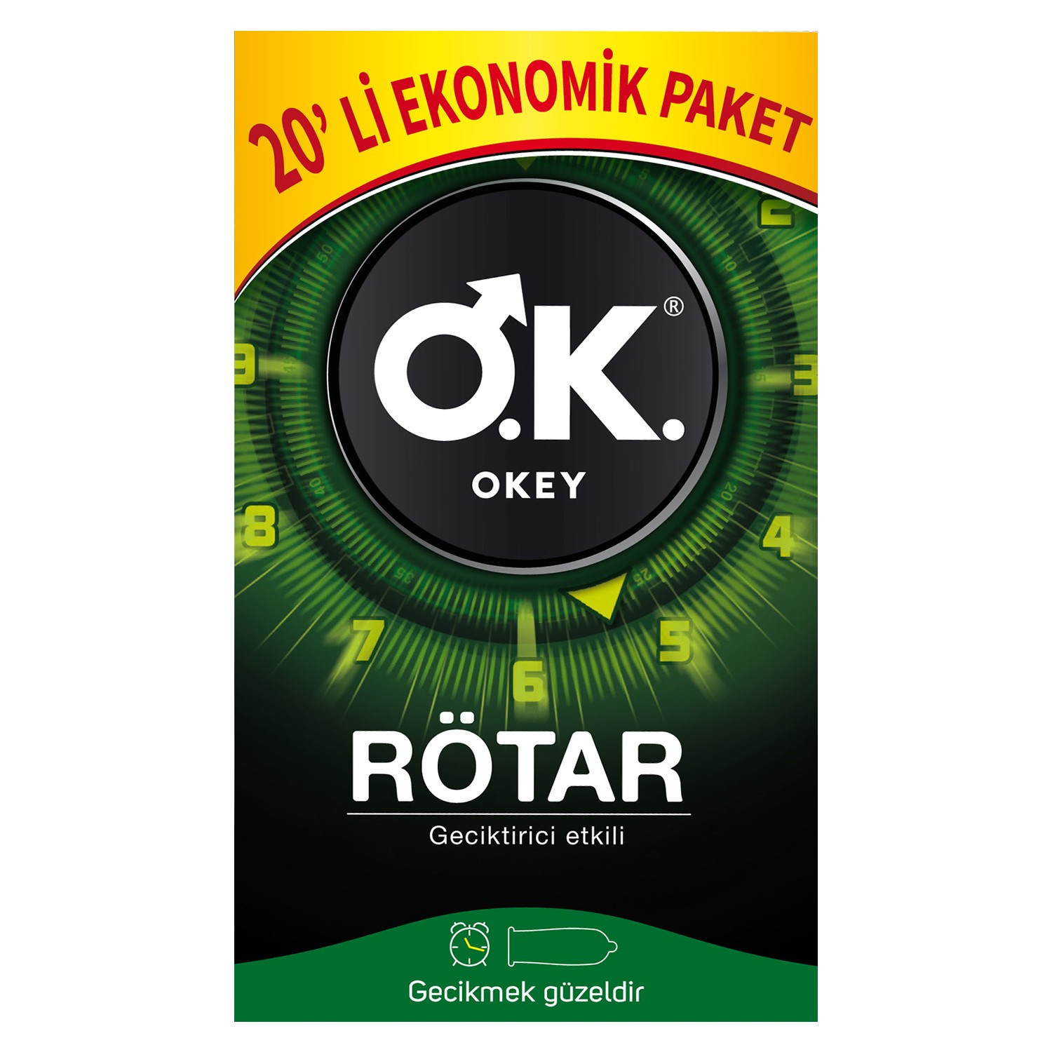 Okey Prezervatif 20 Adet Rötar (Geciktirici Etkili) Ekonomik Pk Okey Prezervatif 20 Adet Rötar (Geciktirici Etkili) Ekonomik Pk