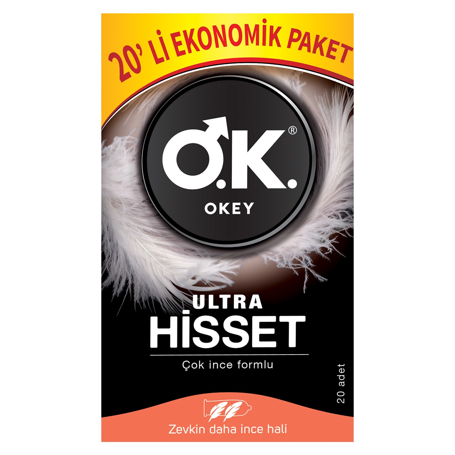Okey Prezervatif 20 Adet Ultra Hisset Ekonomik Pk Okey Prezervatif 20 Adet Ultra Hisset Ekonomik Pk