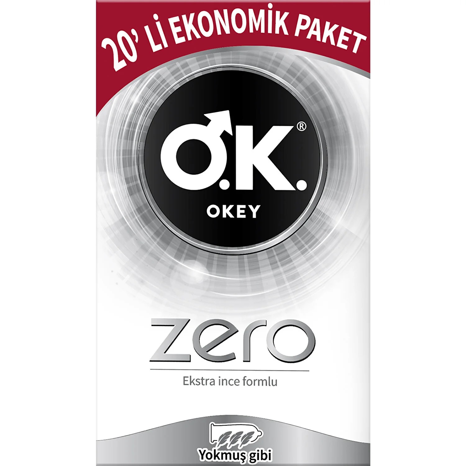 Okey Prezervatif 20 Adet Zero (Ekstra İnce Formlu) Ekonomik Pk Okey Prezervatif 20 Adet Zero (Ekstra İnce Formlu) Ekonomik Pk