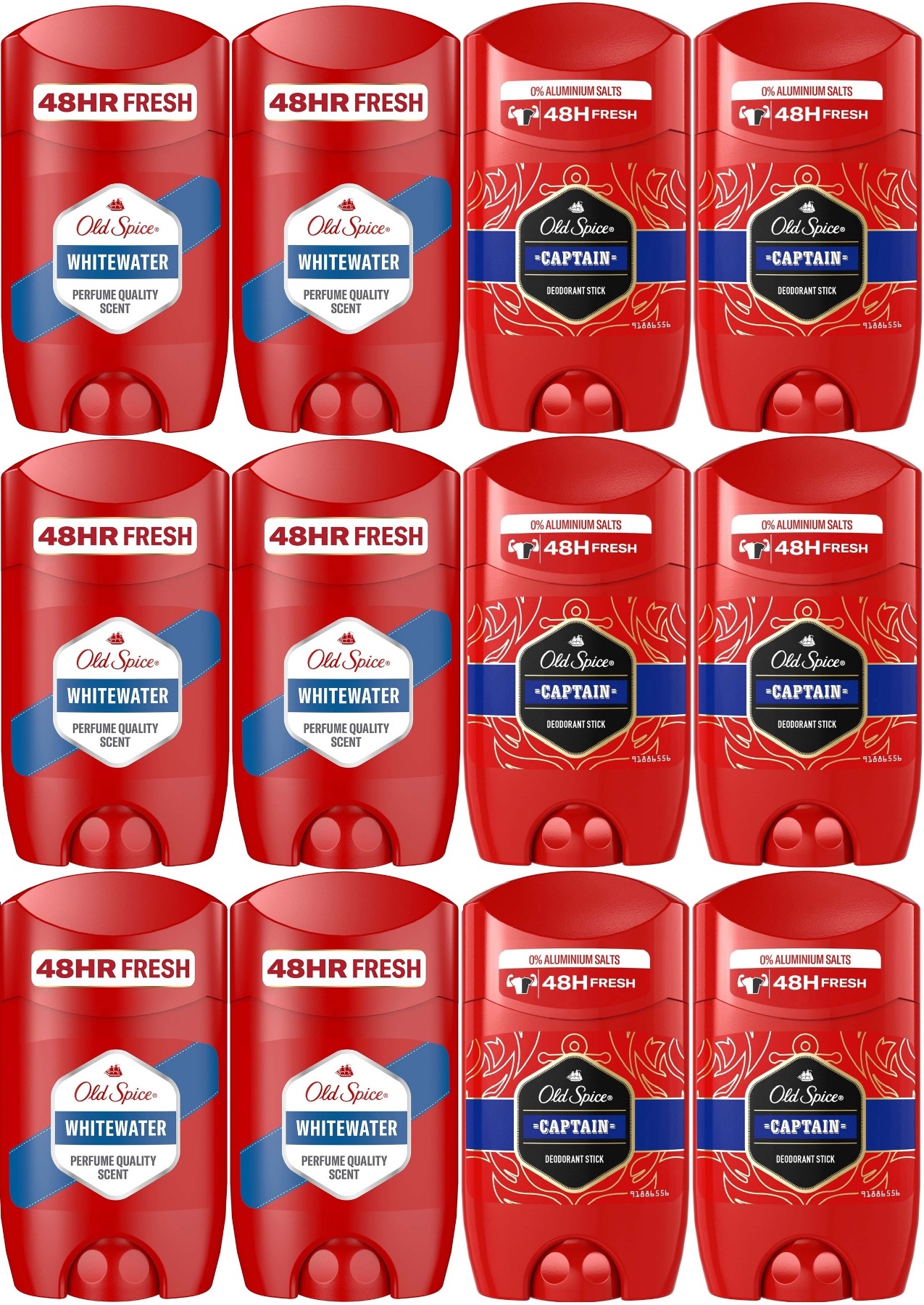 Old Spice WhiteWater & Captain Stick Roll-On Men/Erkek Deodorant 50ML (Karma 12 Li Set) Old Spice WhiteWater & Captain Stick Roll-On Men/Erkek Deodorant 50ML (Karma 12 Li Set)