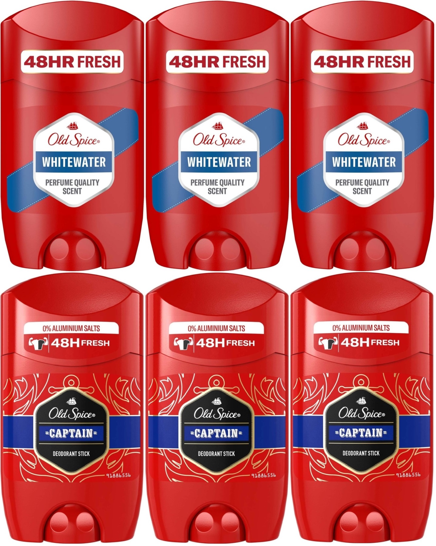 Old Spice WhiteWater & Captain Stick Roll-On Men/Erkek Deodorant 50ML (Karma 6 Lı Set) Old Spice WhiteWater & Captain Stick Roll-On Men/Erkek Deodorant 50ML (Karma 6 Lı Set)