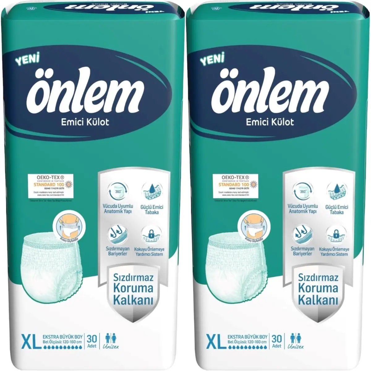 Önlem Emici Külot Hasta Bezi XL Extra Large Büyük (60 Adet) Önlem Emici Külot Hasta Bezi XL Extra Large Büyük (60 Adet)