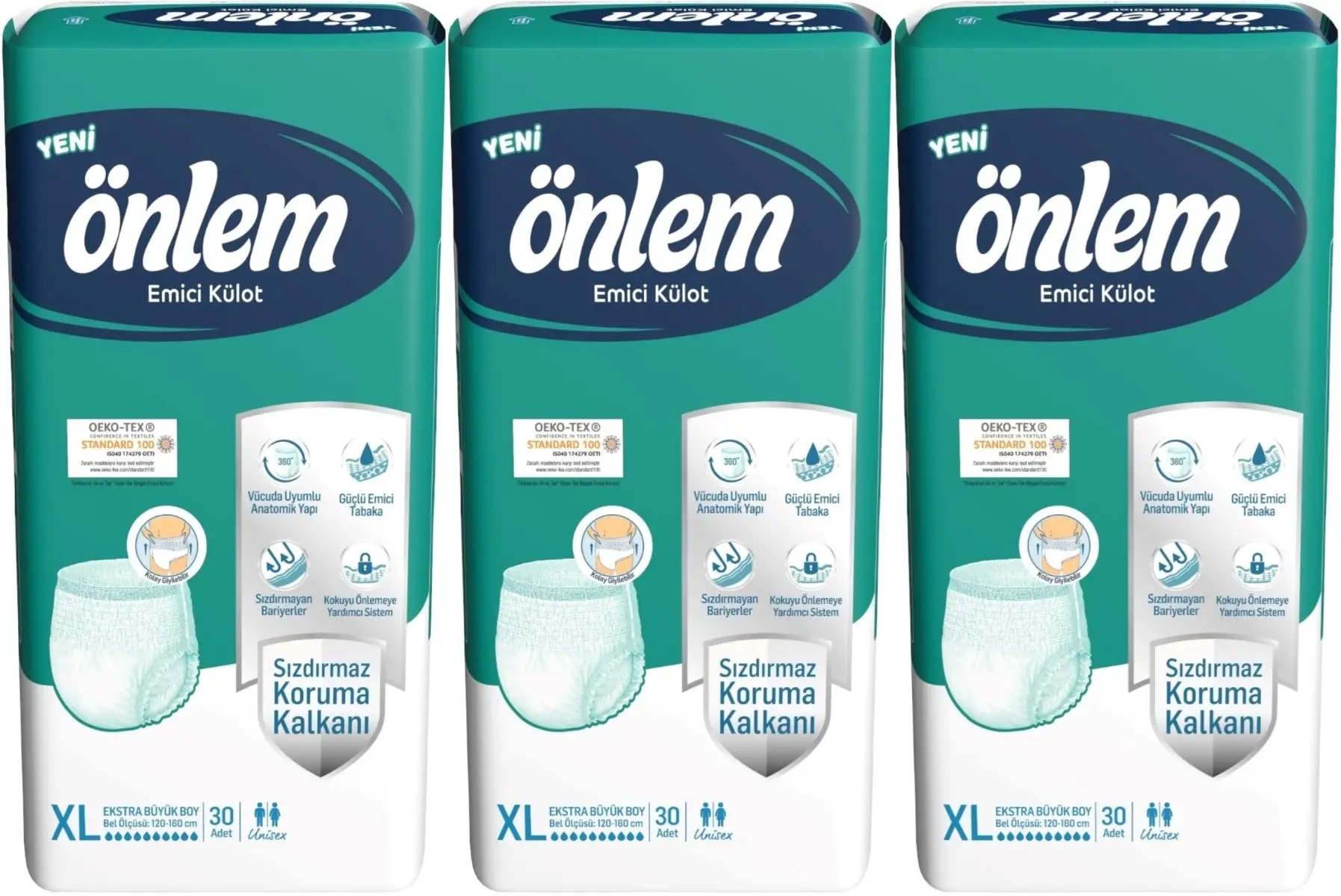 Önlem Emici Külot Hasta Bezi XL Extra Large Büyük (90 Adet) Önlem Emici Külot Hasta Bezi XL Extra Large Büyük (90 Adet)