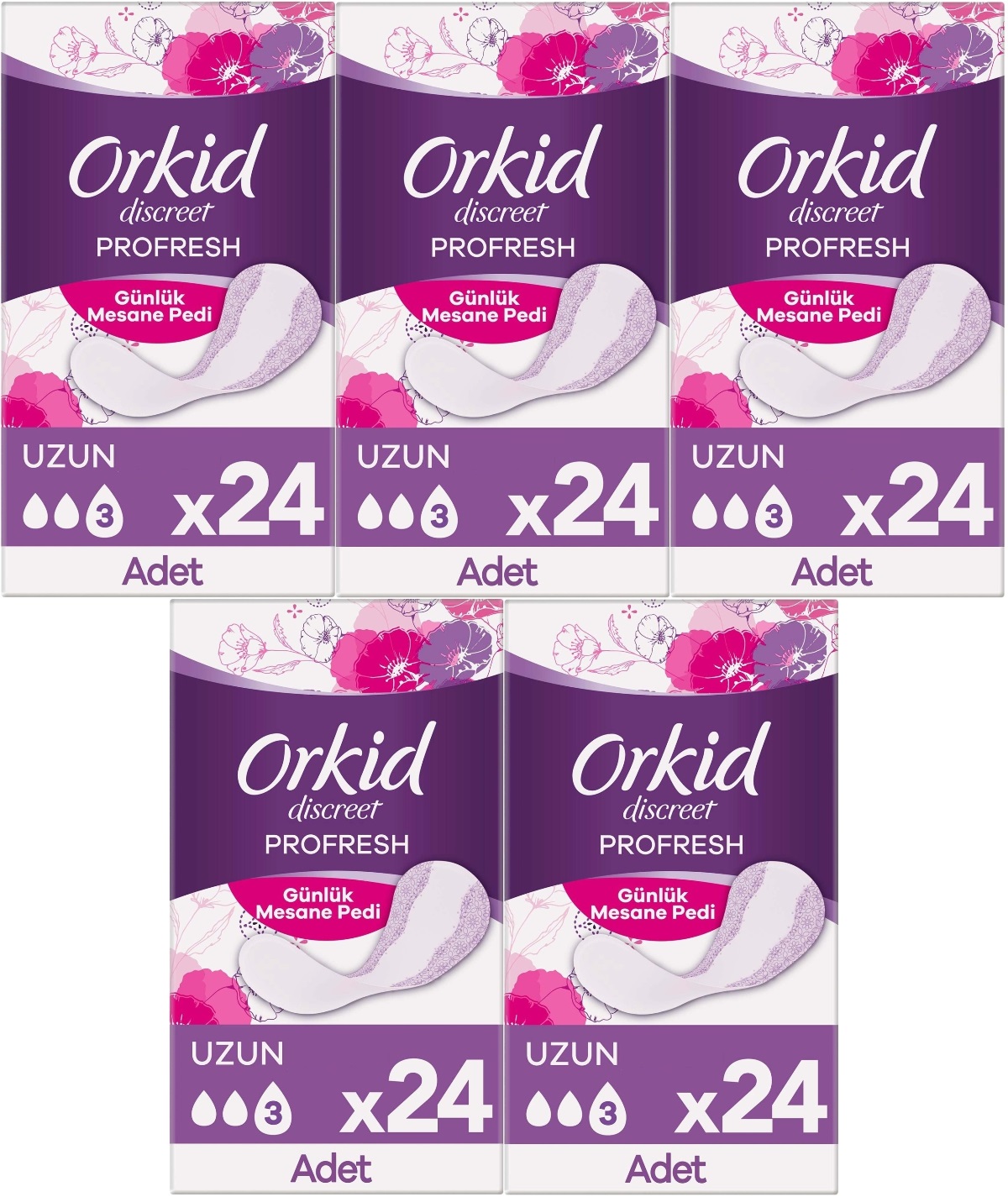 Orkid Mesane Pedi Uzun 120 Adet Orkid Mesane Pedi Uzun 120 Adet