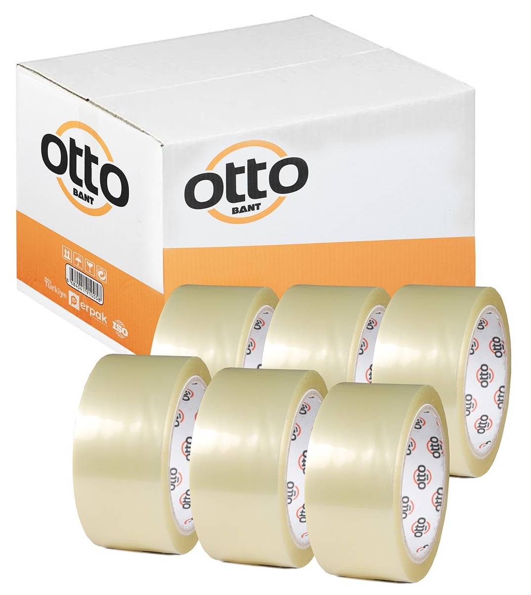 Otto Koli Bandı / Bant 100 Metre (45mm*100 Metre) 96 Adet (1 Koli) Otto Koli Bandı / Bant 100 Metre (45mm*100 Metre) 96 Adet (1 Koli)