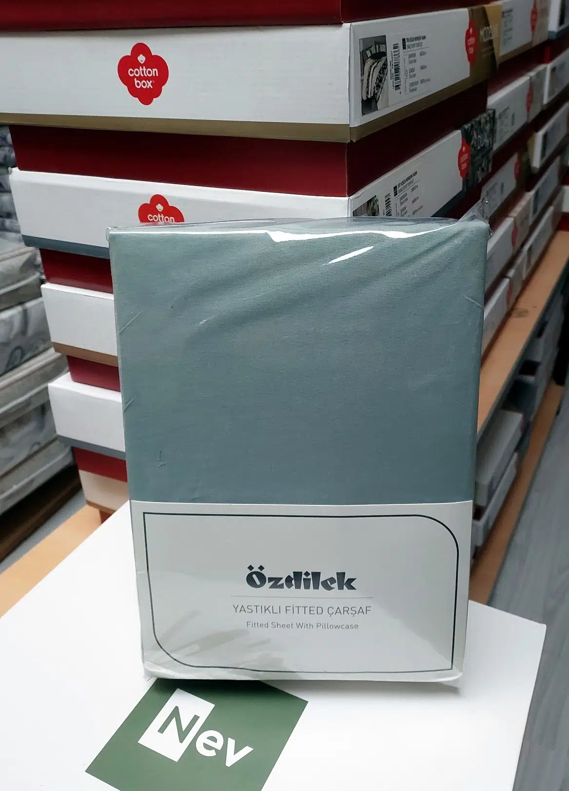 Özdilek Colourist Fitted Lastikli Battal Çift Kişilik Çarşaf Seti (180x200)-Çağla Yeşili