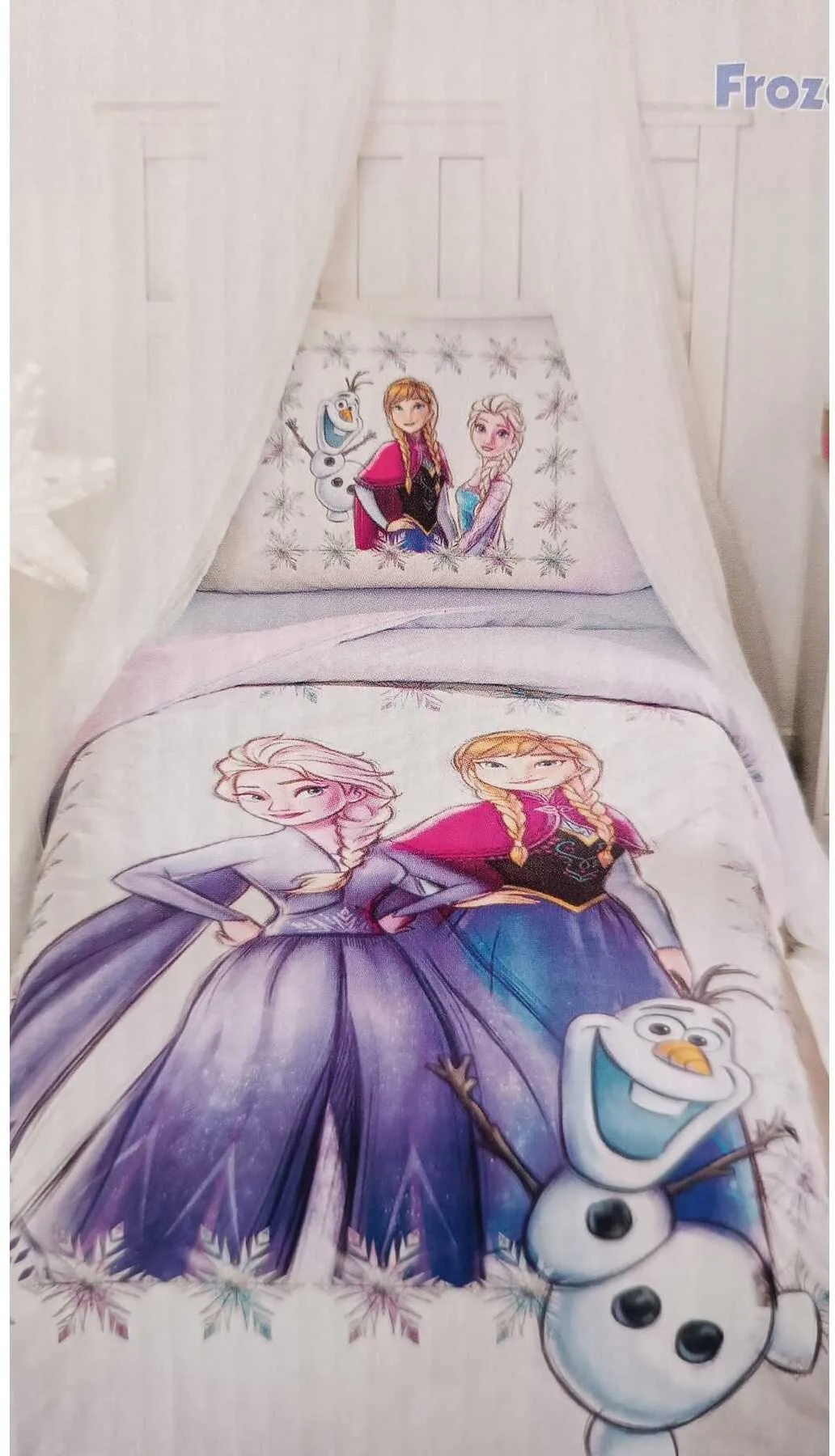 Özdilek Lisanslı Fitted Çarşaflı Tek Kişilik Çocuk Nevresim Takımı-Frozen Frosted Elsa Lila Özdilek Lisanslı Fitted Çarşaflı Tek Kişilik Çocuk Nevresim Takımı-Frozen Frosted Elsa Lila