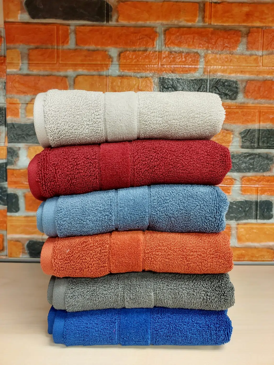 Özdilek Svv Border -6 LI- Kalın & Yumuşak El Yüz Havlusu (40x76) - v1