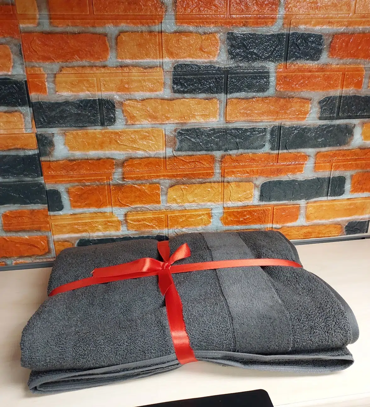 Özdilek Svv Border Büyük Boy Banyo Havlusu (89x173) - Smoke Gray (K.Gri)