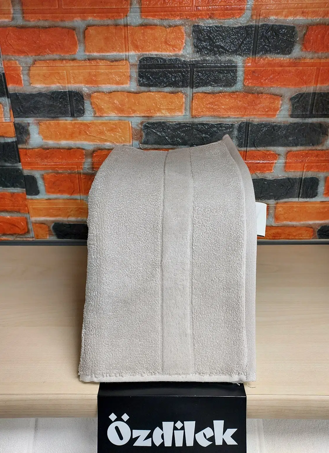 Özdilek Svv Border Kalın & Yumuşak El-Yüz Havlusu (40x76) - Silver (Gri)