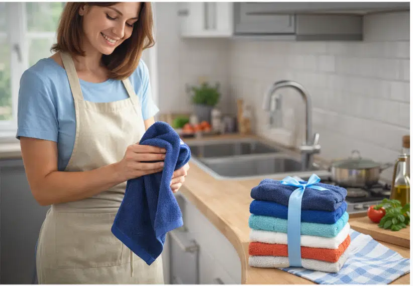 Özdilek Svv Border Kalın & Yumuşak Mutfak Havlusu (33x33)