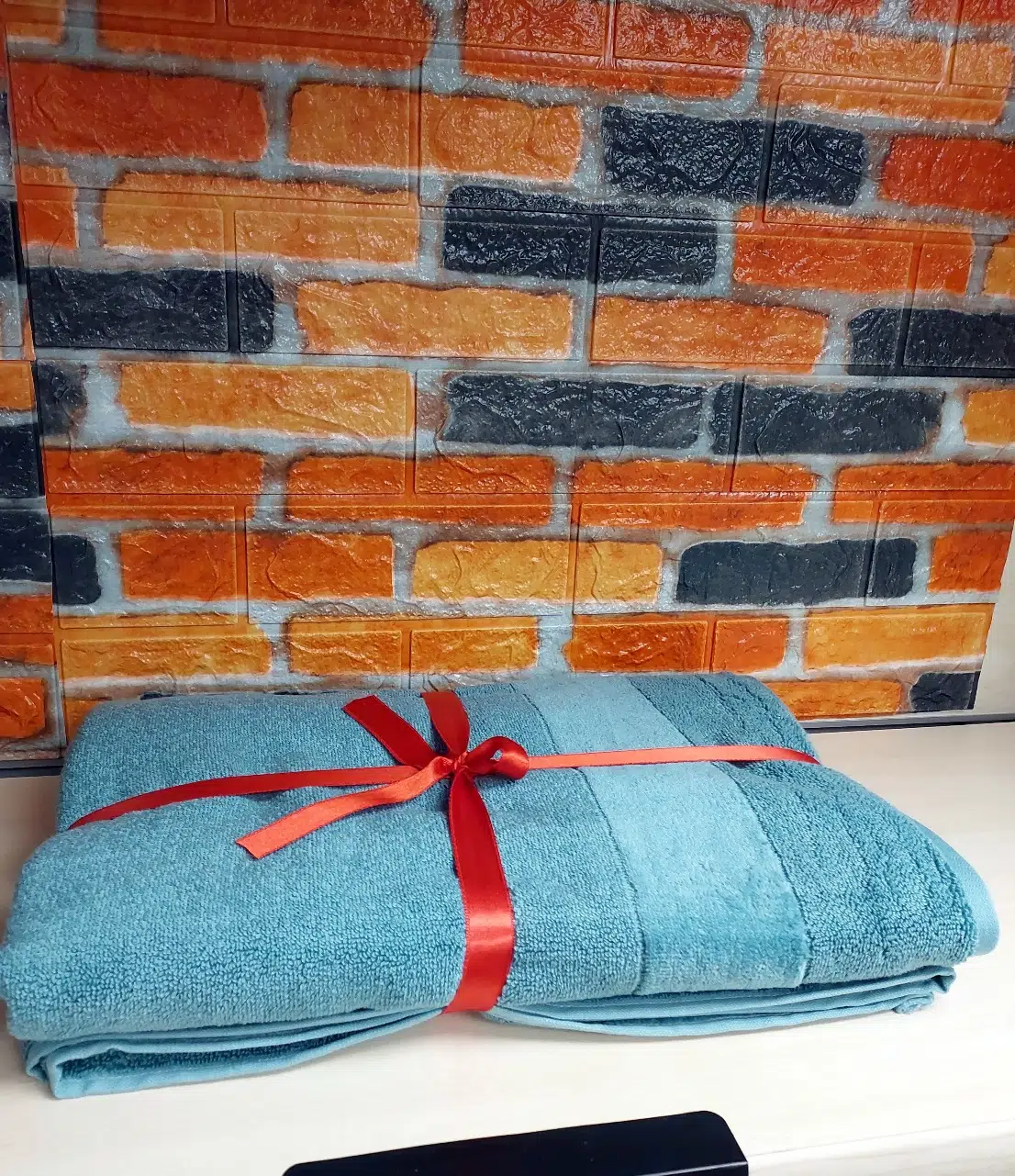 Özdilek Svv Border Orta Boy Banyo Havlusu (76x147) - Aqua (Su)