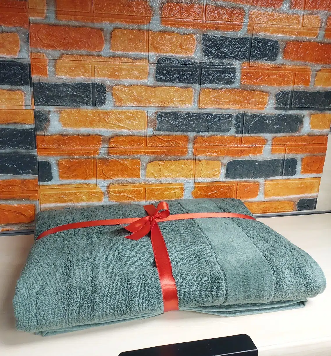 Özdilek Svv Border Orta Boy Banyo Havlusu (76x147) - Fern Green (Yeşil)