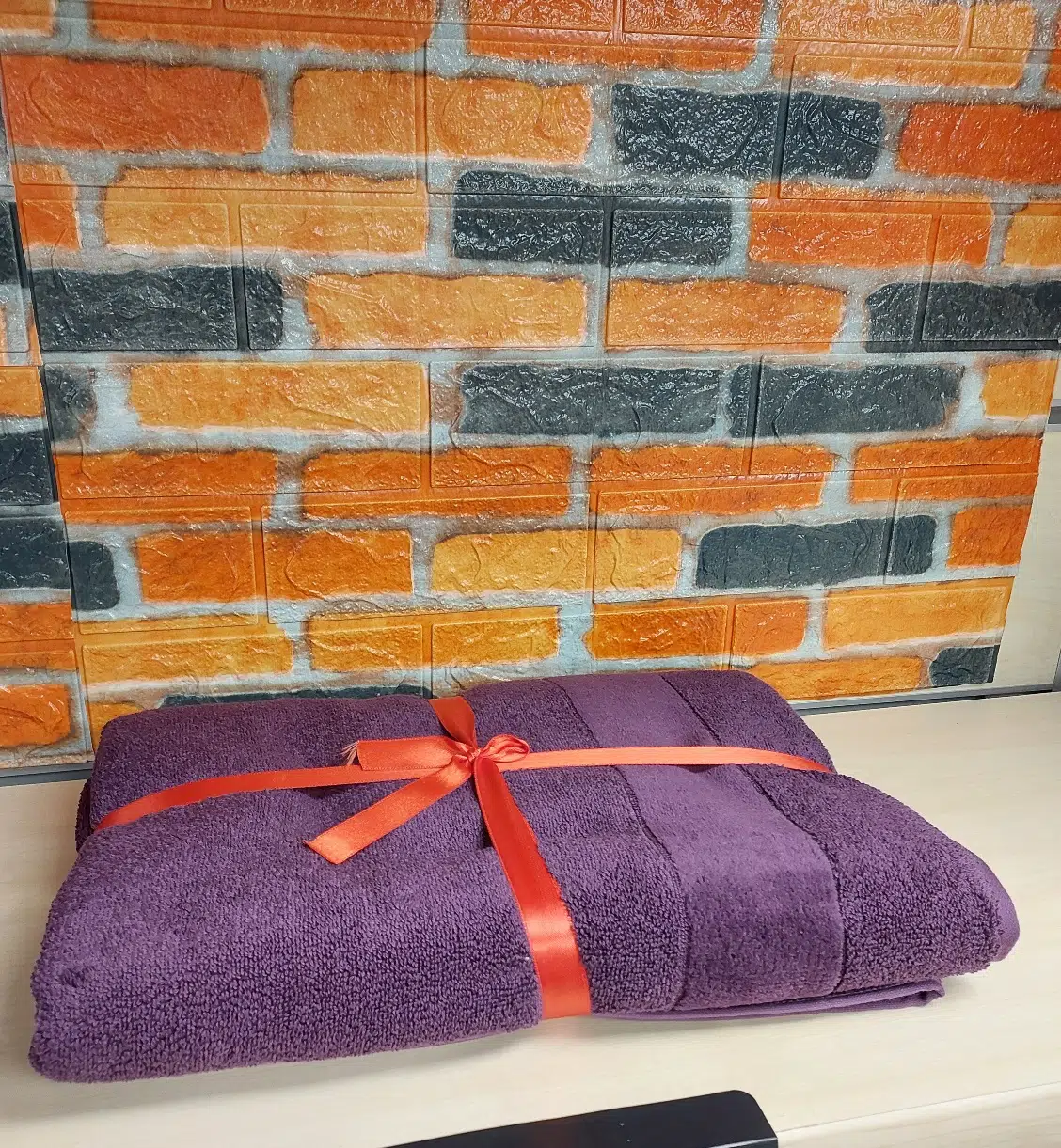 Özdilek Svv Border Orta Boy Banyo Havlusu (76x147) - Mulberry (Karadut)