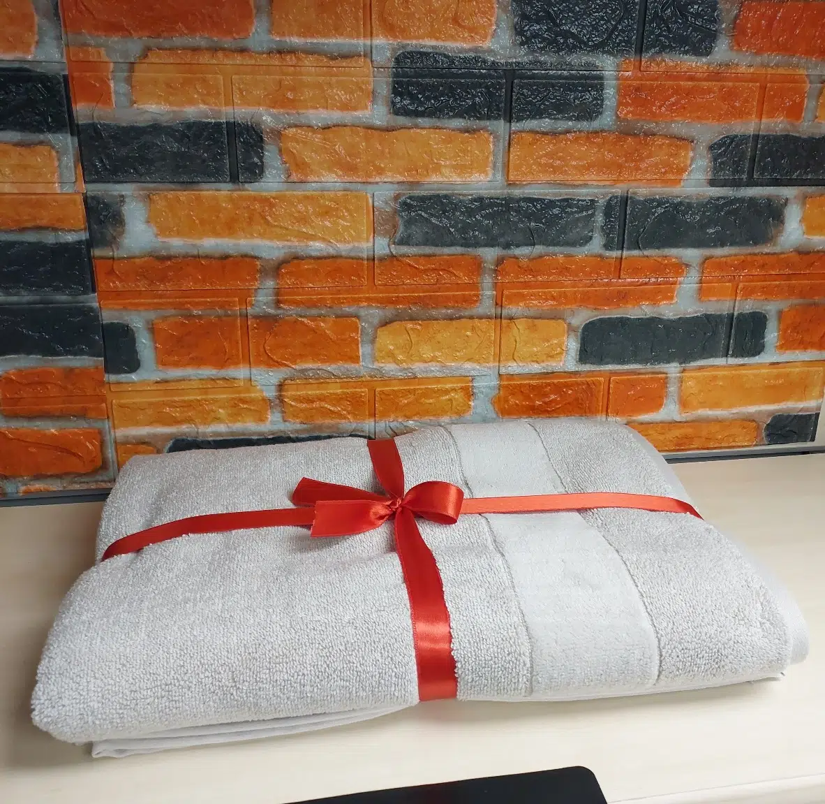 Özdilek Svv Border Orta Boy Banyo Havlusu (76x147) - Silver (Gri)