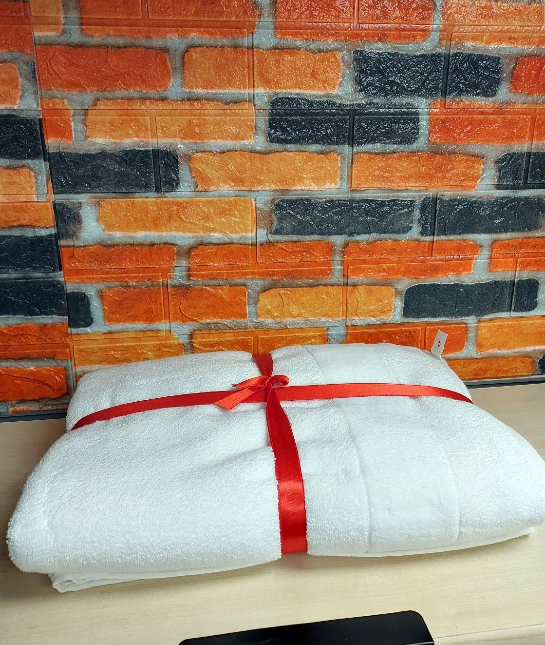 Özdilek Svv Border Orta Boy Banyo Havlusu (76x147) - White (Beyaz)