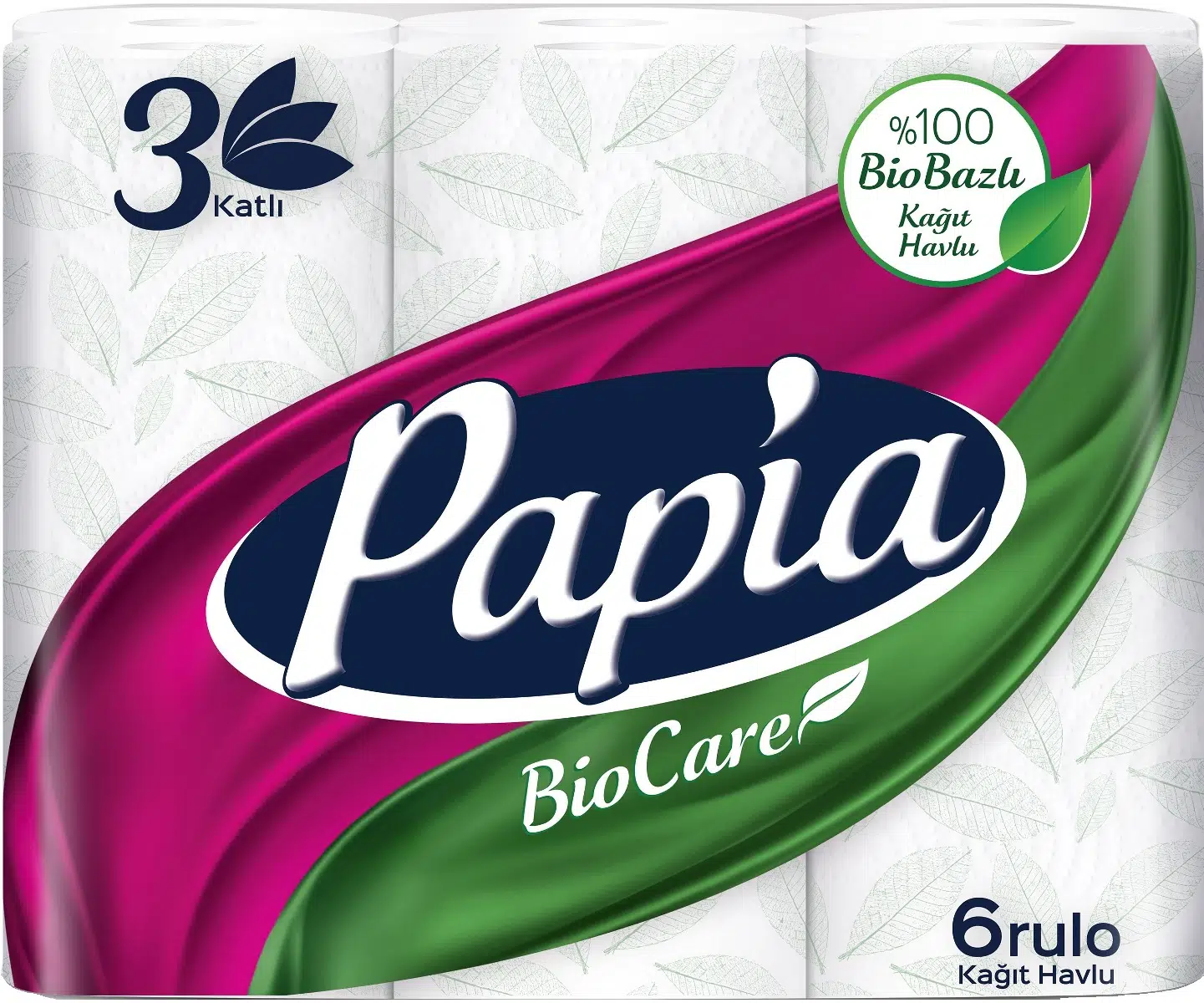 Papia Kağıt Havlu (3 Katlı) 6 Lı Pk Bio Care