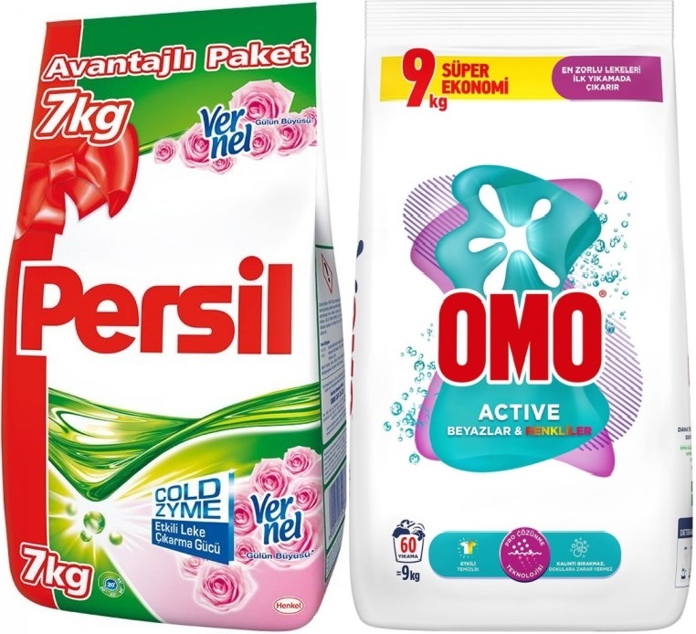 Persil Matik Toz Çamaşır Deterjanı 7KG Gülün Büyüsü (46 Yıkama) + 9KG Beyaz ve Renkliler Persil Matik Toz Çamaşır Deterjanı 7KG Gülün Büyüsü (46 Yıkama) + 9KG Beyaz ve Renkliler